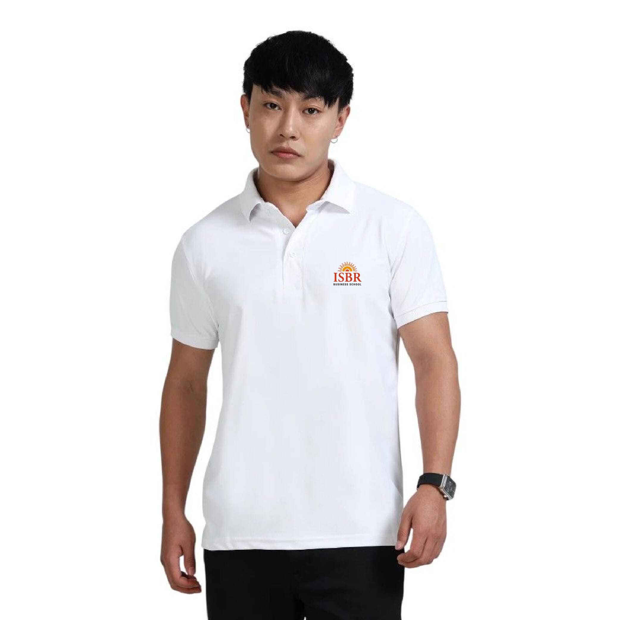 Greys&Blues AeroPiq Polo Tshirt- White